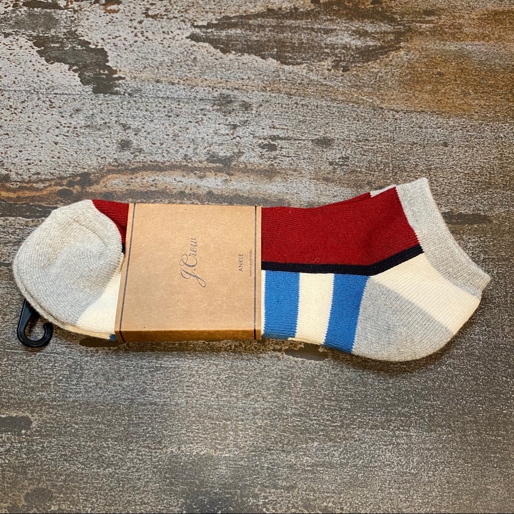 J. Crew Mondrian Colorblock Lowcuts NWT